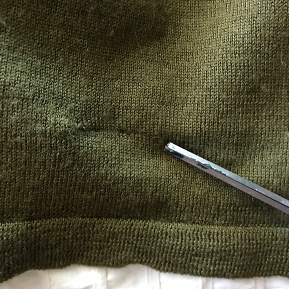 Comme des Garçons | Wool Green and Blue Cardigan - Picture 8 of 8